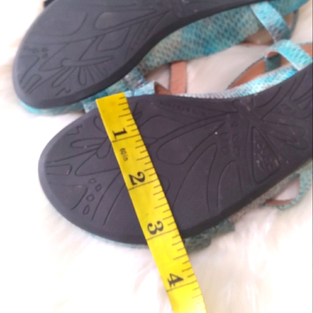 Abeo Bio System Snake Print Sandals Sz WN 5 - Picture 8 of 9